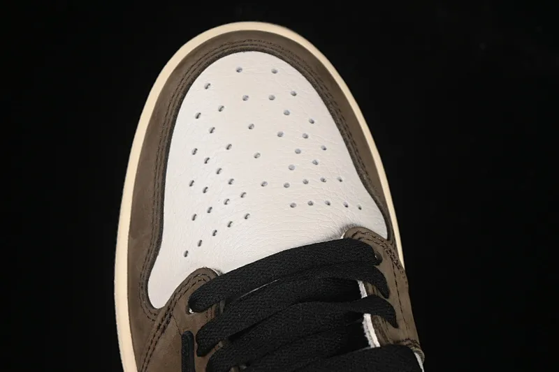 All Categories Air Jordan Jordan Series Basketball Shoes Air Jordan 1 High Pure Original Travis Scott x Air Jordan 1 High OG AJ1 Reverse Hook Limited Edition CD4487-100